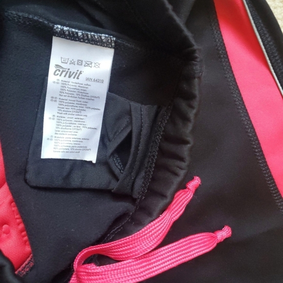 NEW CRIVIT SPORTS Cycling Bike pants black pink women size S eur 36/38 - Picture 4 of 5